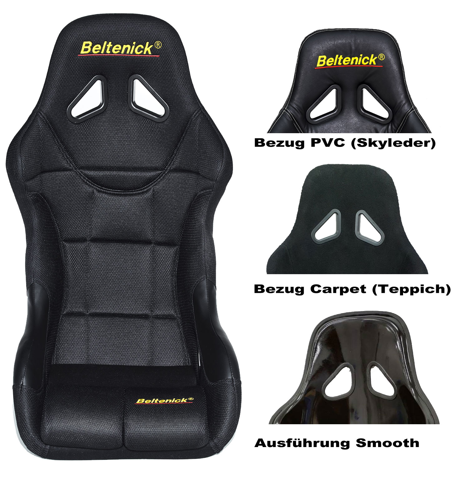 Beltenick Rennsitz RST 600 GFK   - Homologation FIA 8855-1999