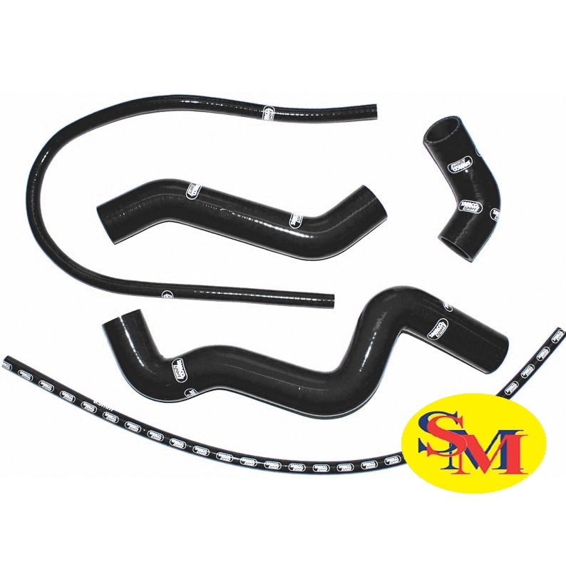 Samco Alfa Romeo 164 Super 3.0L V6 24v   5-teiliges Kühlwasser-Schlauchkit schwarz