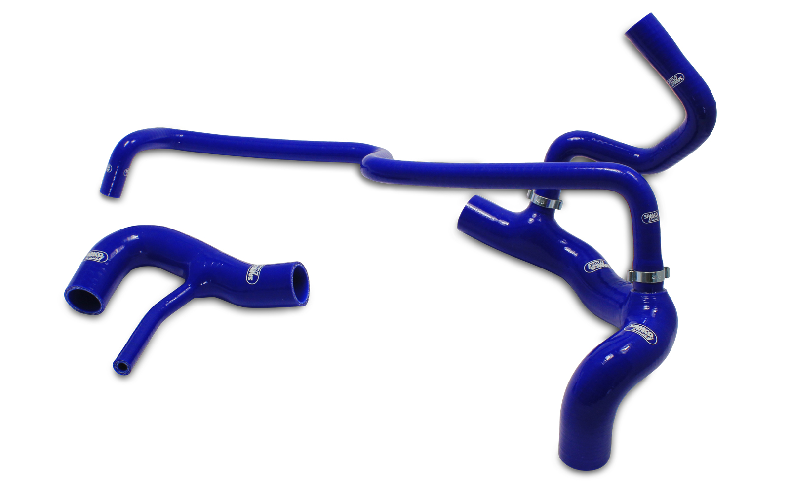 Samco Ford Escort MK4 RS Turbo Serie 2 87-91   2-teiliges Kühlwasser-Schlauchkit blau