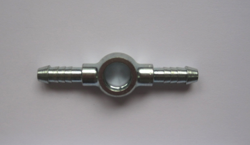 Stahl-Doppelringstück 6mm Schlauch  Bohrung 10mm Durchmesser
