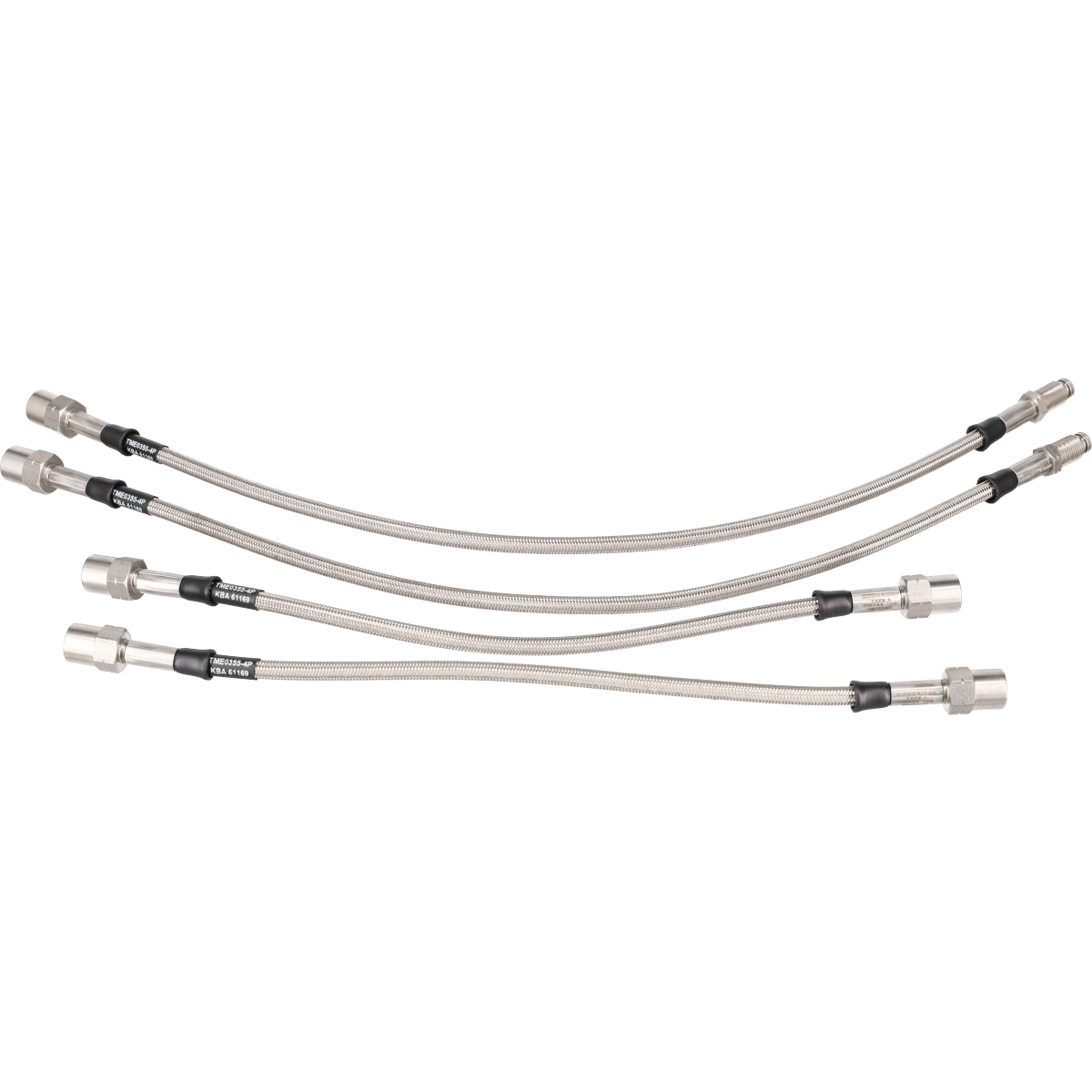 Goodridge Bremsschlauchsatz Mercedes C107/R107  SLC/SL 08/72 - 07/80   4-teilig mit ABE