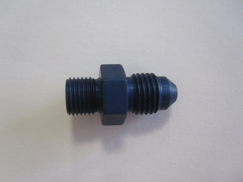 Stahladapter JIC/DIN  04AN, Dash 4 (7/16x20 UNF) / M10x1,25