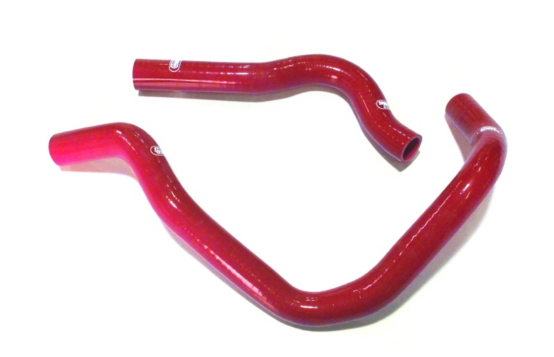 Samco Honda Civic CRX EG6 B16A Engines 1992-2000   2-teiliges Kühlwasser-Schlauchkit rot