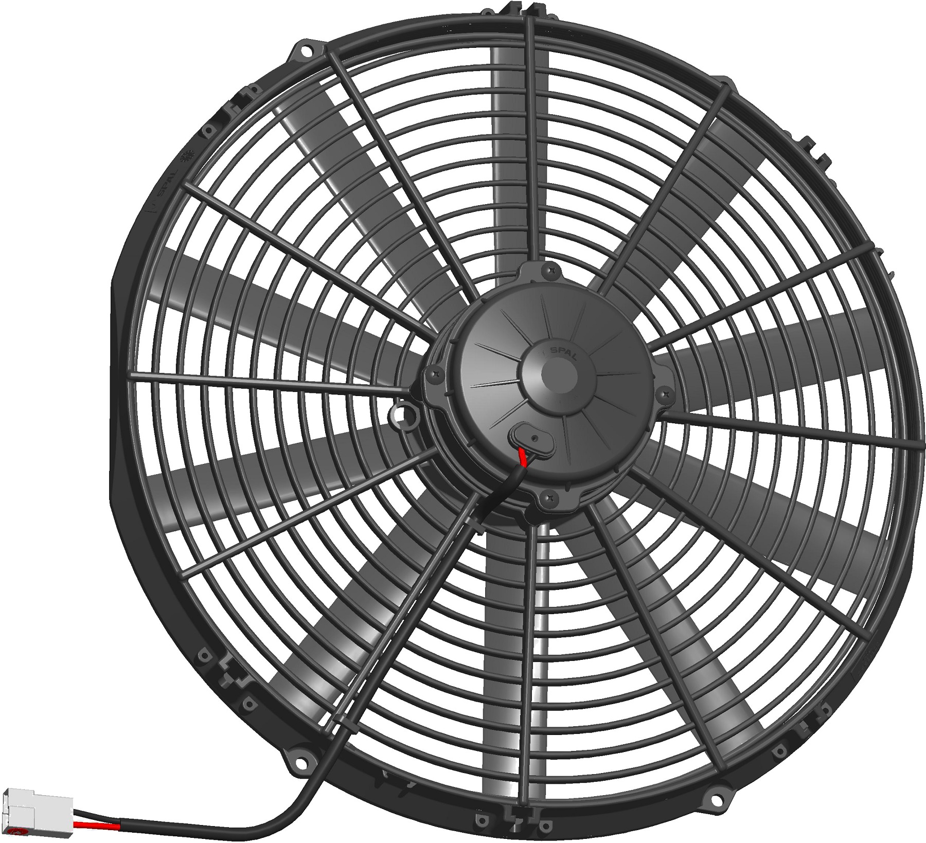 Spal Kühlerventilator VA18-AP71/LL-86A 12V  D414-D385 T=88 / 3150m³ saugend