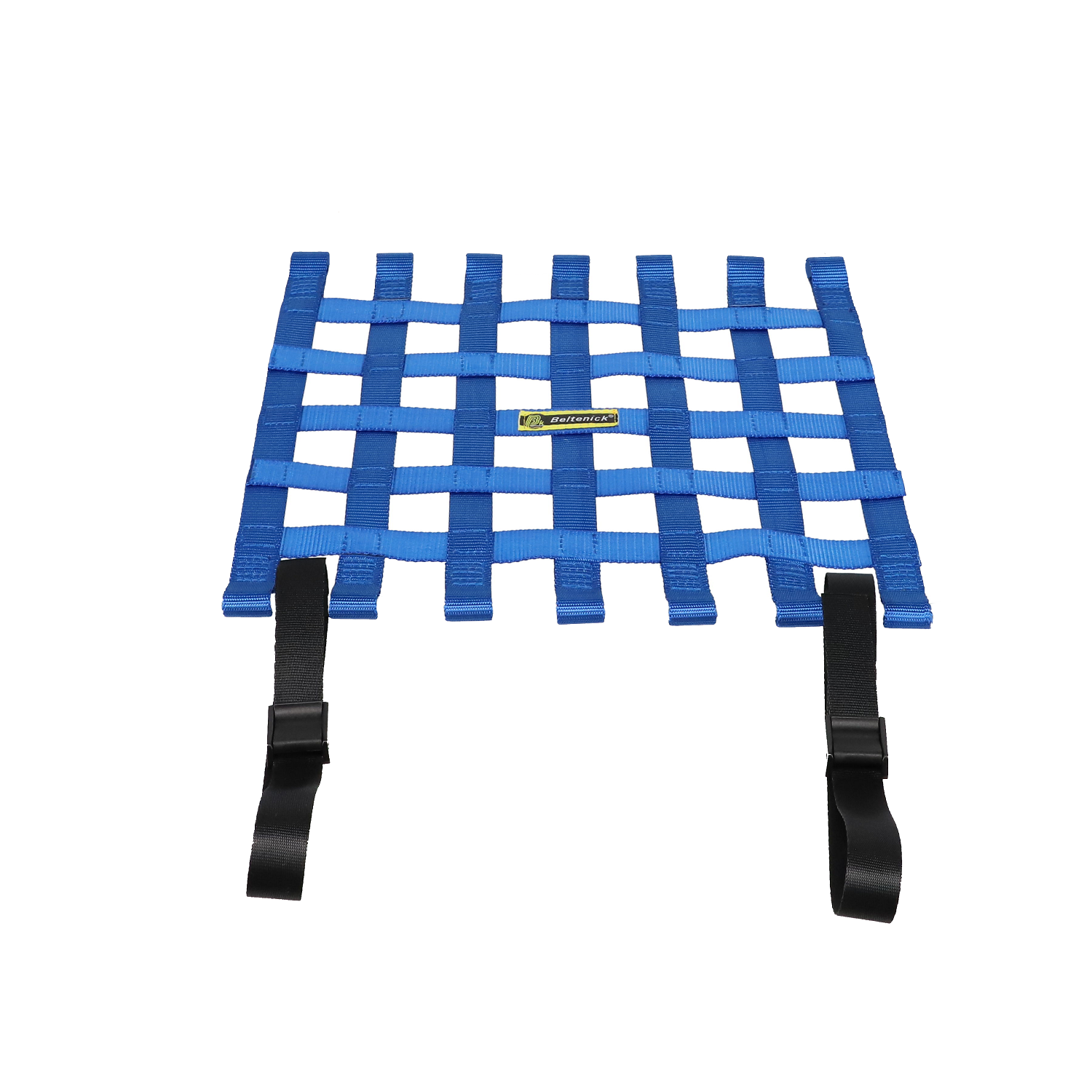 Beltenick Fensternetz WN20N  blau 40cm x 40cm, Quadratisch mit 2Straps (schwarz)
