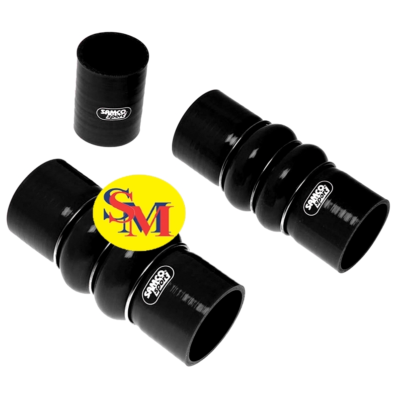 Samco Dodge Nitro CRD 2,8L 2007-   3-teiliges Ladeluftsystem schwarz