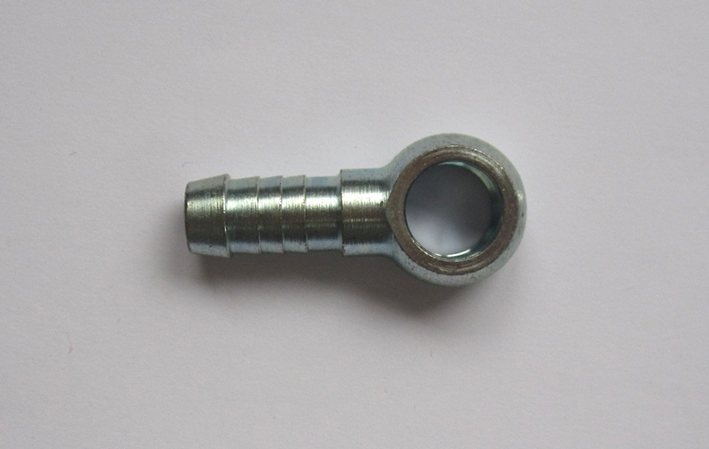 Stahl-Ringstück 10mm Schlauch  Bohrung 12mm Durchmesser