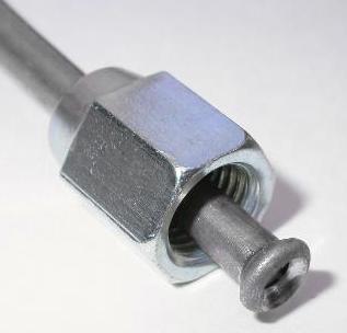 Überwurfmutter 3/8 UNF Bördel F  für 4,75mm Leitungssystem