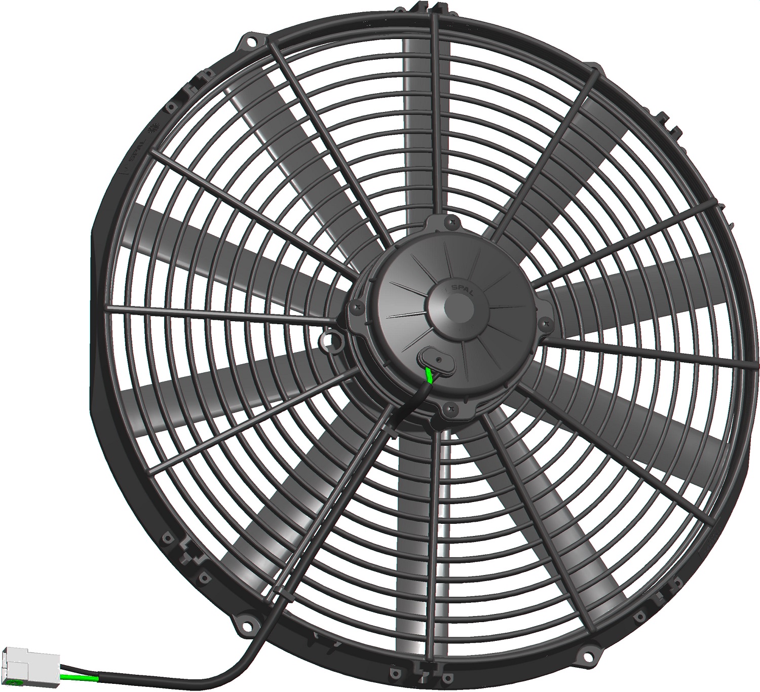 Spal Kühlerventilator VA18-BP71/LL-86S 24V  D414-D385 T=86 / 3490m³ blasend