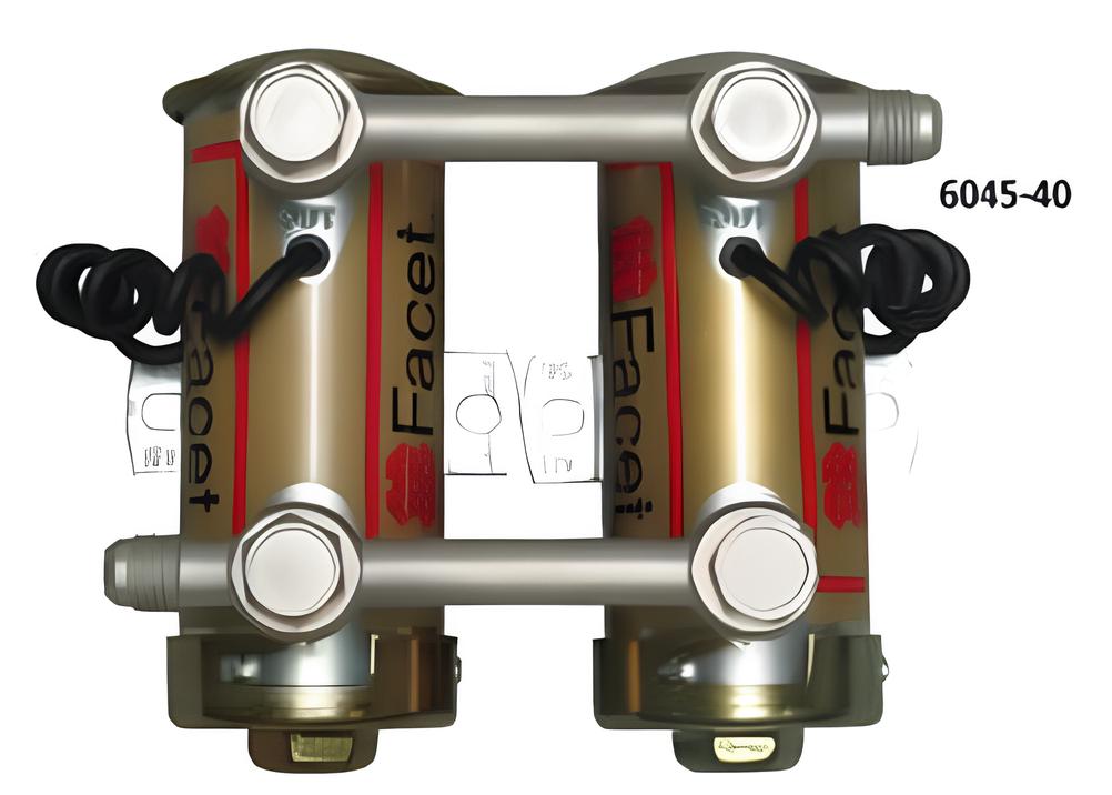 Pumpenverbinder Set D6  für Facet Benzinpumpen Blue Top