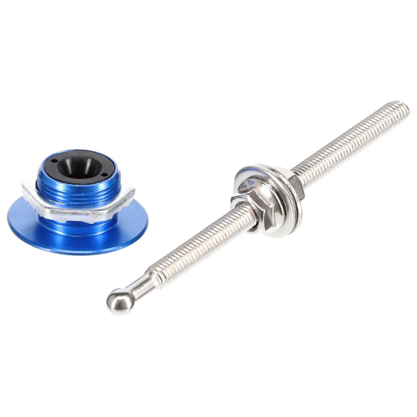 Push Lock Haubenhalter 31,5mm  blau