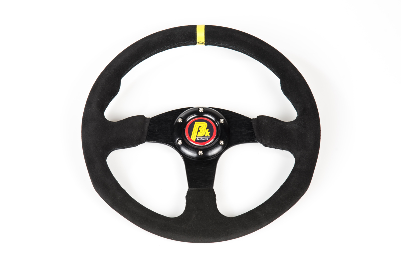 Beltenick Sportlenkrad Rallye 350mm ungeschüsselt - flach Wildleder