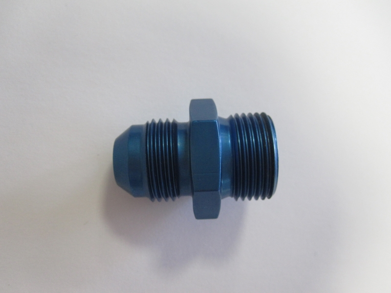 Aluadapter JIC/DIN  08AN, Dash 8  (3/4-16 UNF) / M20x1,5
