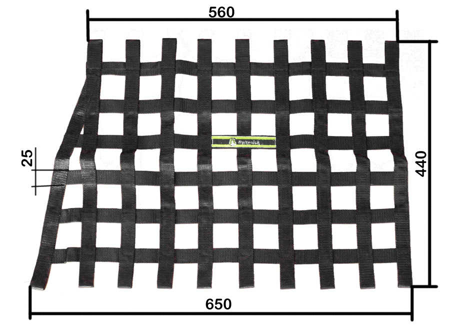 Beltenick Fensternetz WN11 65cm x 44cm, mit Winkel Türfangnetz