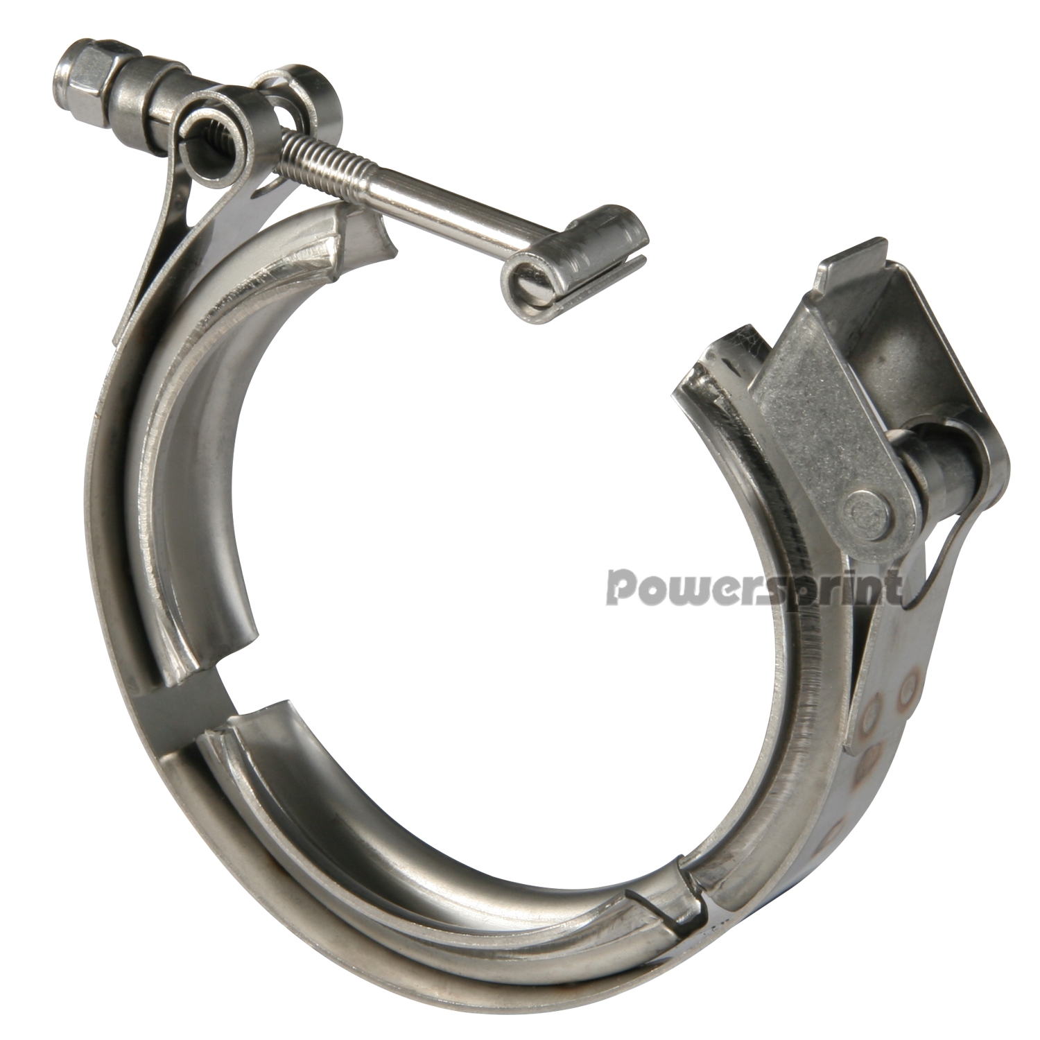 Powersprint Auspuff Schnellverschluss V-Band Schelle (QR)  Ø 65 - 76 mm / 2,75 - 3,0 small