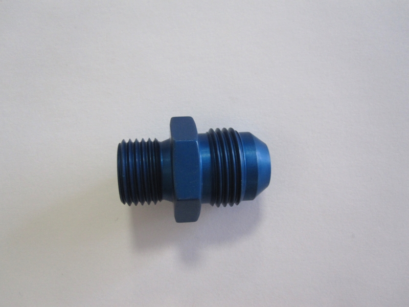 Aluadapter JIC/DIN  08AN, Dash 8  (3/4-16 UNF) / M16x1,5