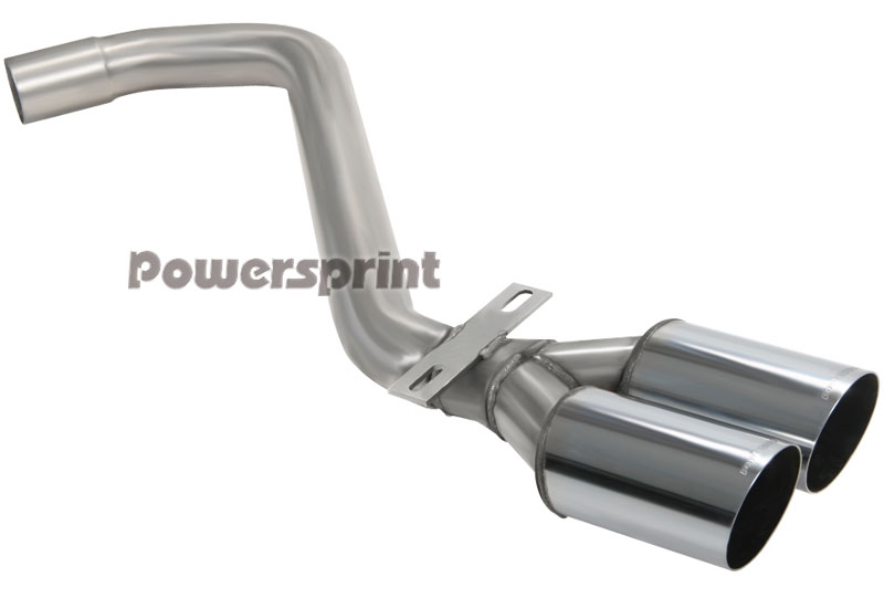 Powersprint Edelstahl Endrohr Ø 2x76 mm  Nissan 370Z Coupe/Cabrio 331 PS 09-