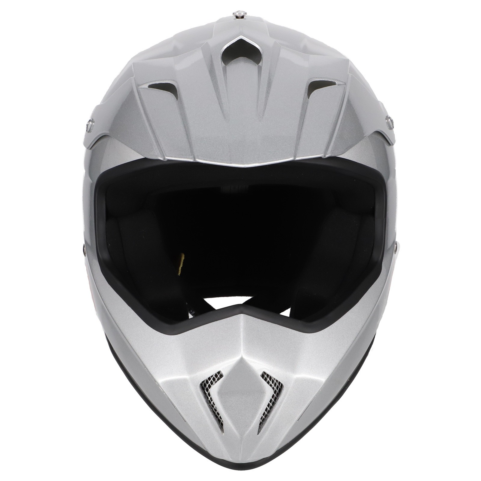 Beltenick FIA Cross Helm silber mit Hans Clips FIA 8859-2015 / FIA 8859-2024