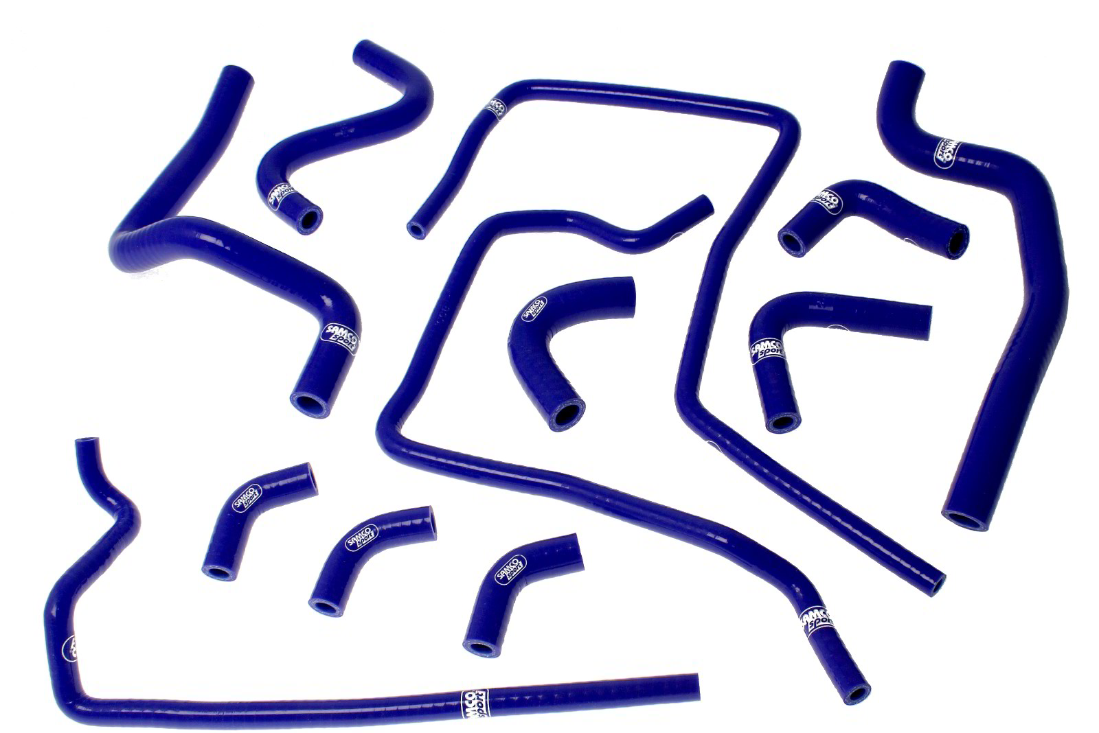 Samco Subaru Impreza Turbo 7 Bugeye (WRX&STi)   12-teiliges Zusätzl. Kühlwasserschlauchkit rot