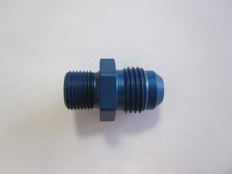 Aluadapter JIC/DIN 06AN, Dash 6  (9/16-18 UNF)  / M12x1,0