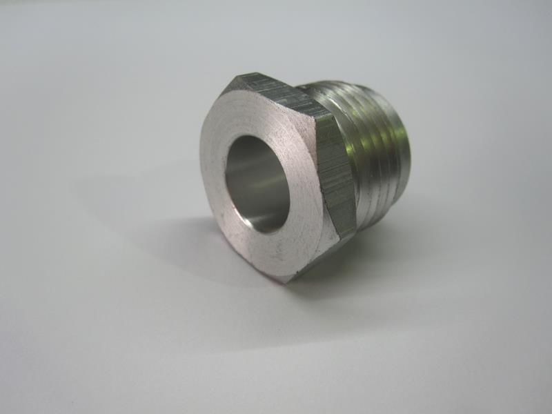 Aufschweißadapter Stahl JIC D06  9/16x18 (Sechskant)