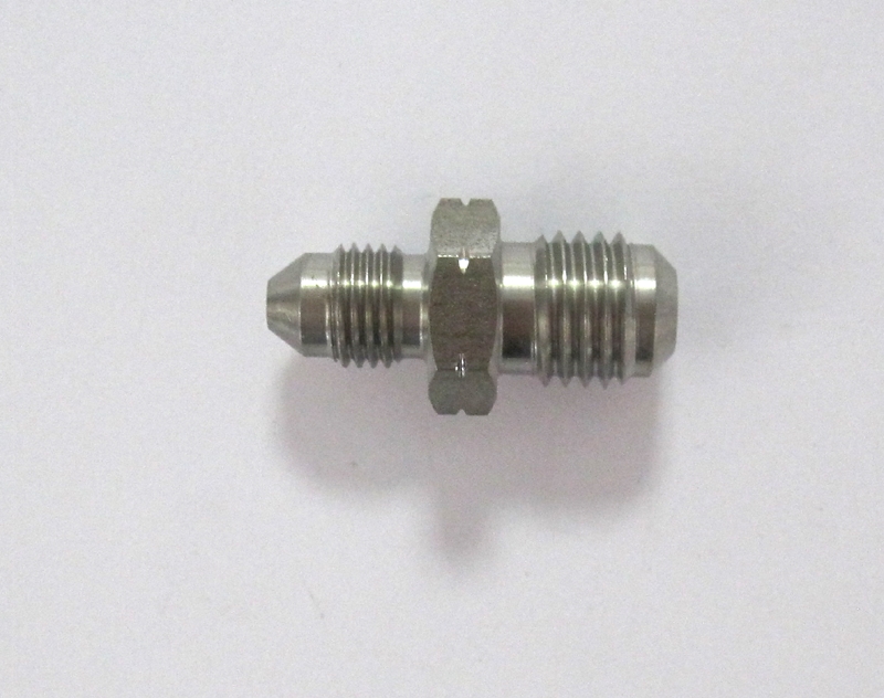 Stahladapter 3/8x24 - M12x1,5  JIC konvex - metrisch konvex