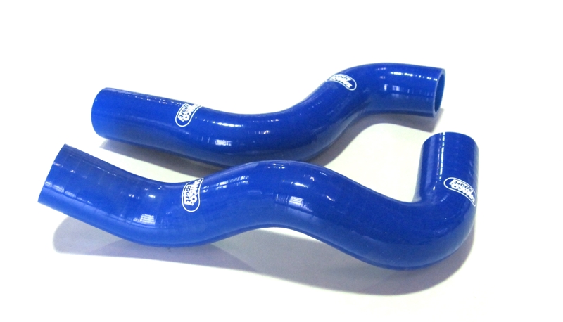 Samco Lancia Delta Integrale 8V mit Kat 1987-1989   2-teiliges Kühlwasser-Schlauchkit blau