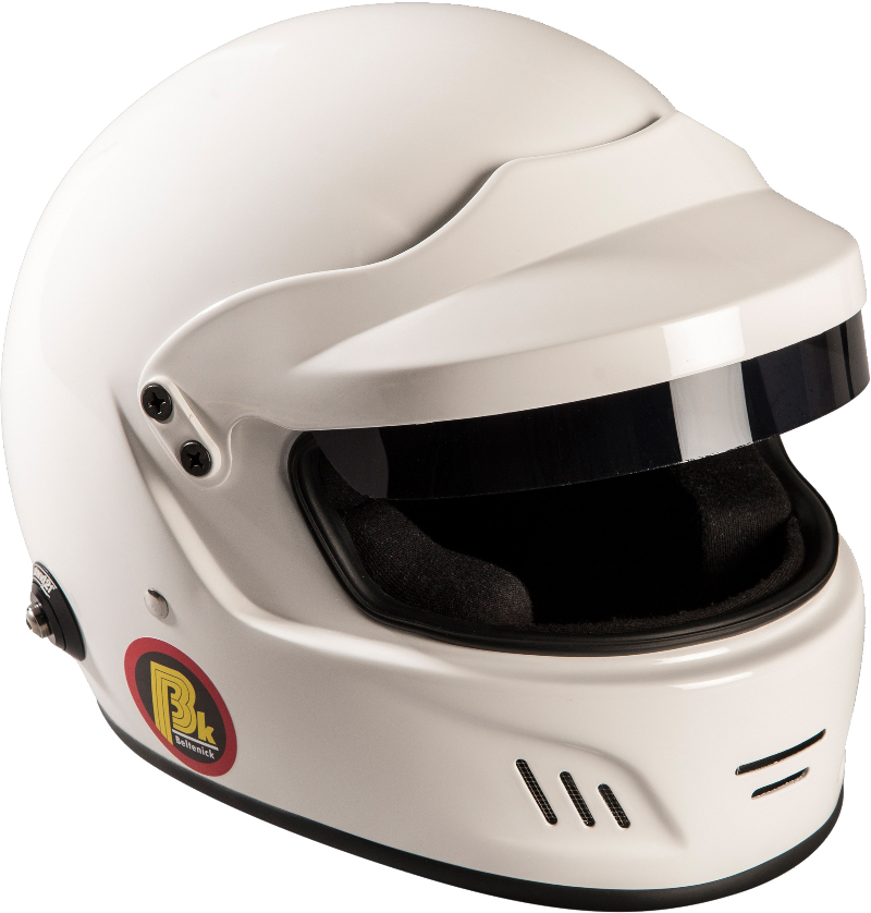 Beltenick Touring Helm weiß FIA 8859-2015 mit HANS-Clips
