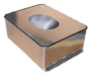 ATL Alubehälter 22gal passend für SA122B verschraubter Deckel