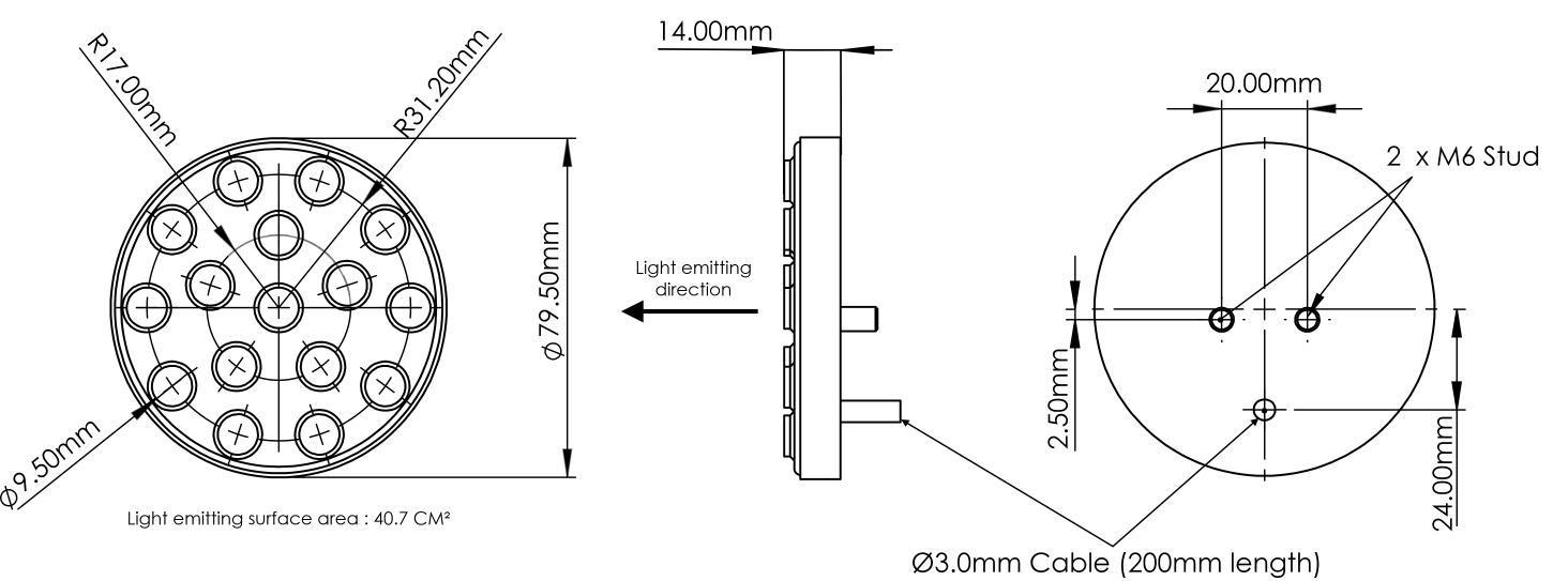 Cartek Regenlicht FiA 8874-2019  rundes Rainlight