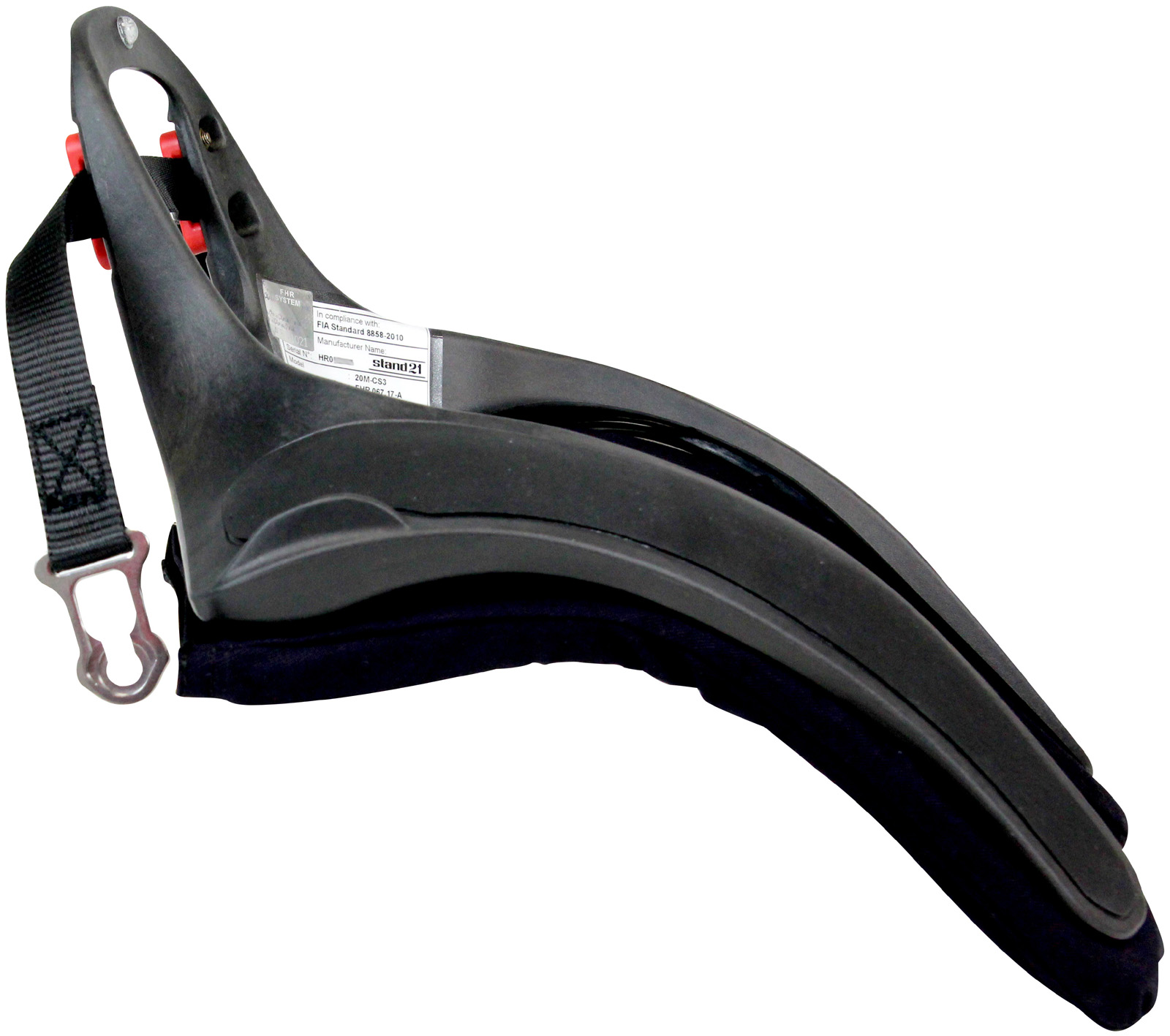 Snowboardbindung, Gurtband, Kunststoff, Schwarz, Schnalle