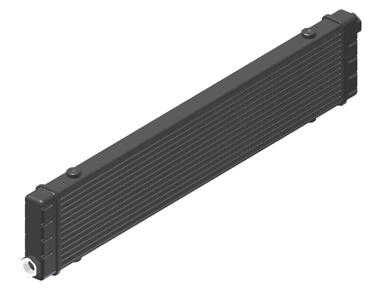 Ölkühler Setrab Proline SLM 53-10751-01  Netzbreite 592mm, 14-Reihen