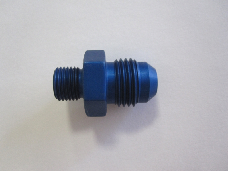 Aluadapter JIC/DIN 06AN, Dash 6  (9/16-18 UNF)  / M10x1,0