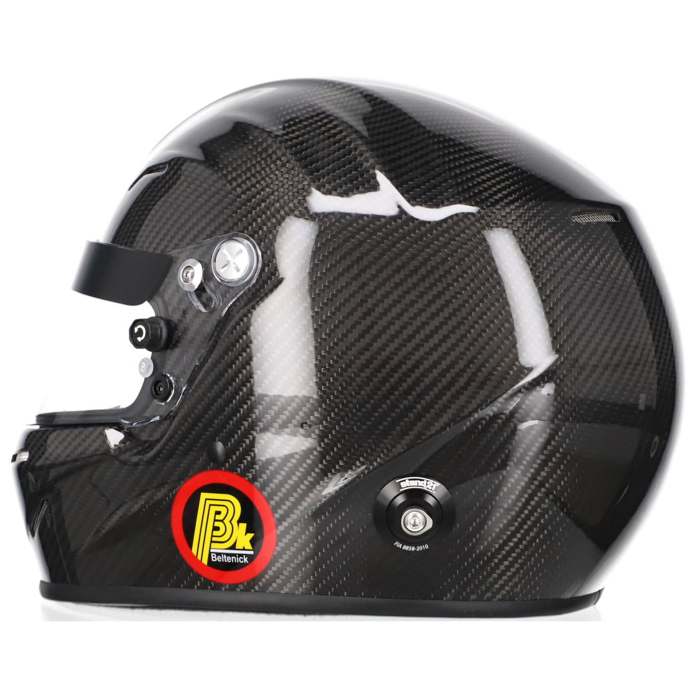 Beltenick Full Face Carbon Integralhelm FIA 8859-2015 mit HANS-Clips
