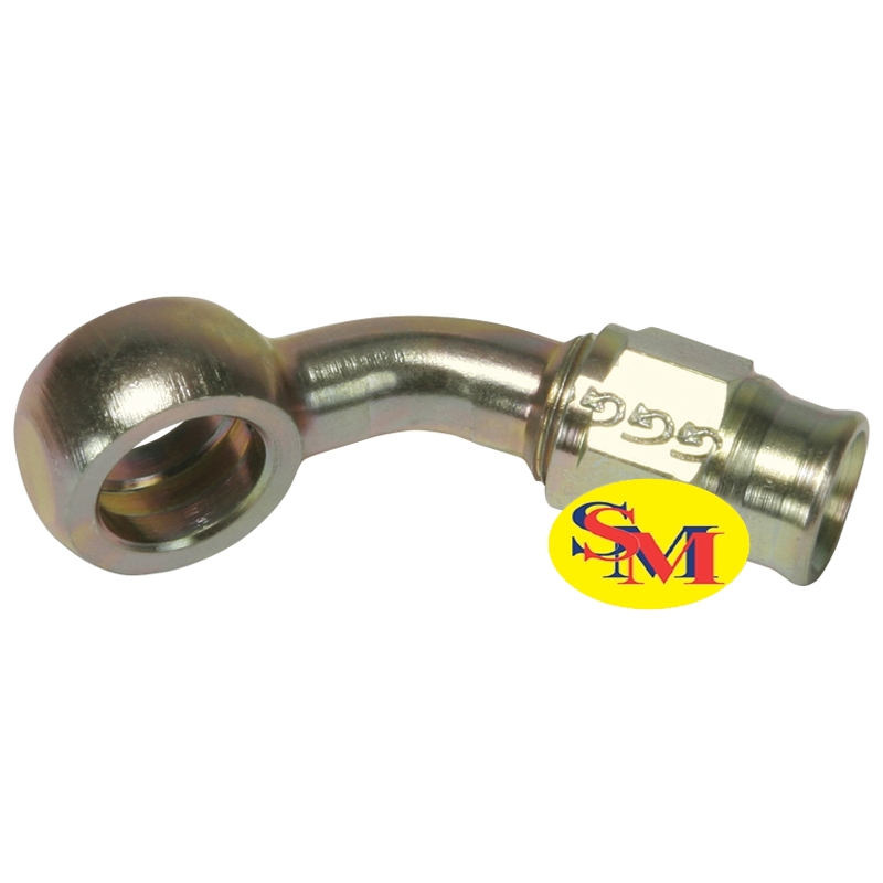 Anschluß Banjo 10mm 45° lang verz.  Dash 03
