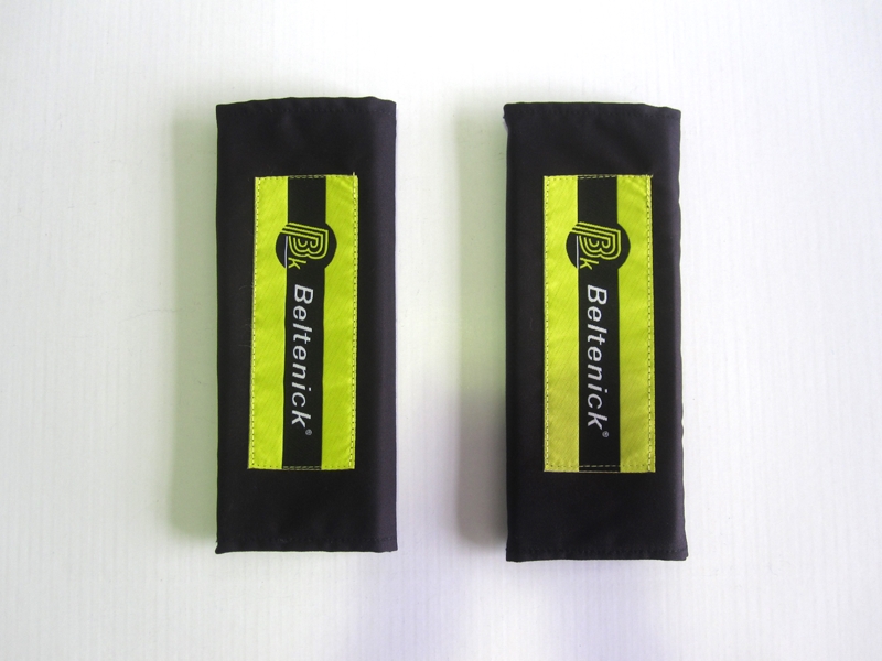 Beltenick Gurtpolster 75mm schwarz Set aus 2 Stück