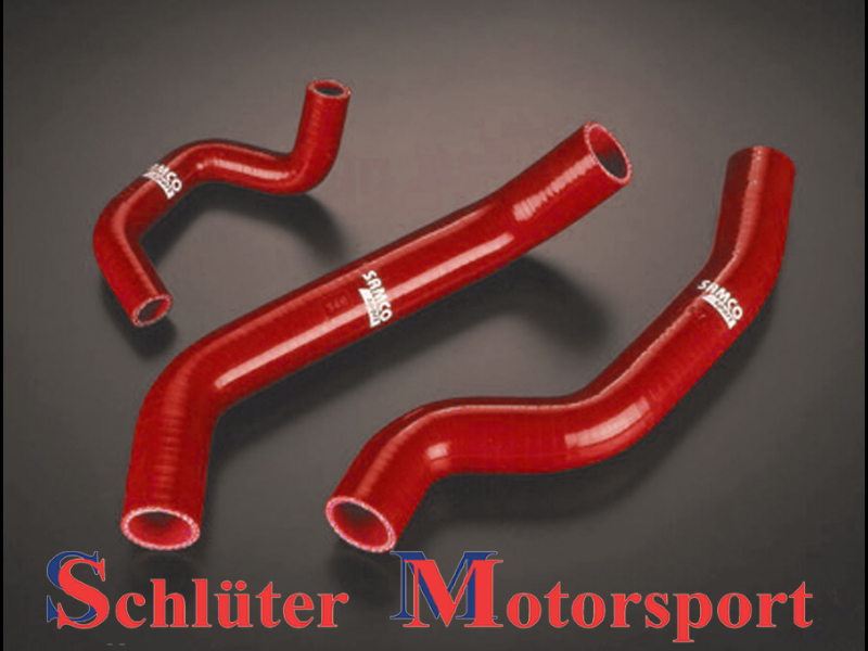 Samco Alfa Romeo T155 Twin Spark 16v   3-teiliges Kühlwasser-Schlauchkit rot