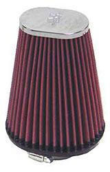 K&N Universalluftfilter, 62mm Flansch  Oval Konisch, 114x95 76x51 152lg