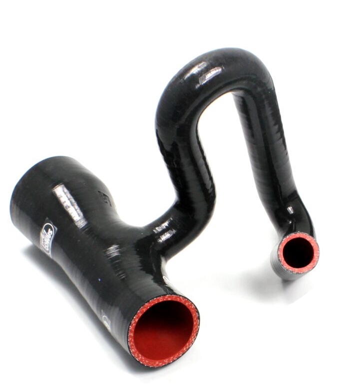 Ladeluft Schlauch Audi S4 S6 C4 2.2L Turbo Samco schwarz aus TCS146 - 2