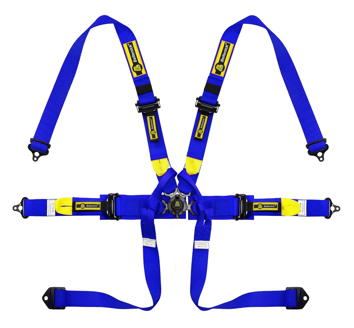 Beltenick 6-Punkt FIA Gurt Formel (HANS) blau FIA 8853-2016