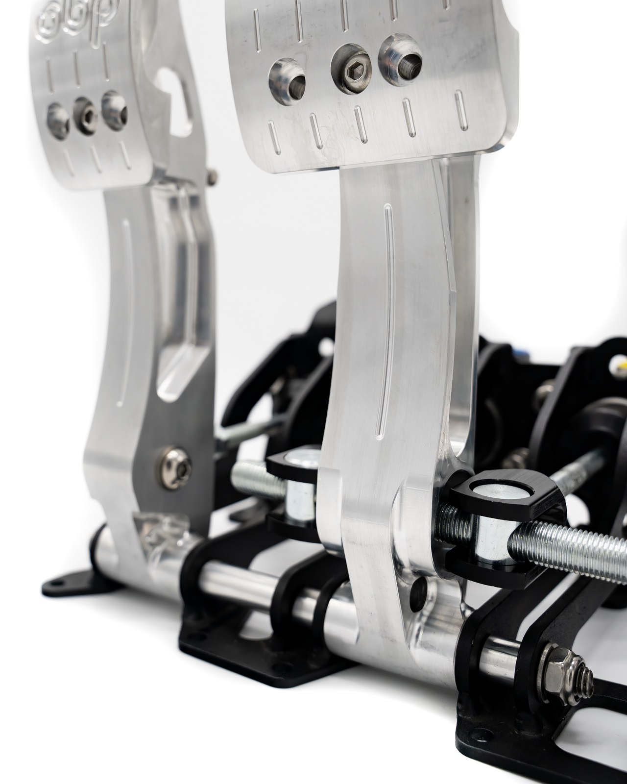 OBP Pedal Box Racing Series Pedal System  mit Wagebalken silber
