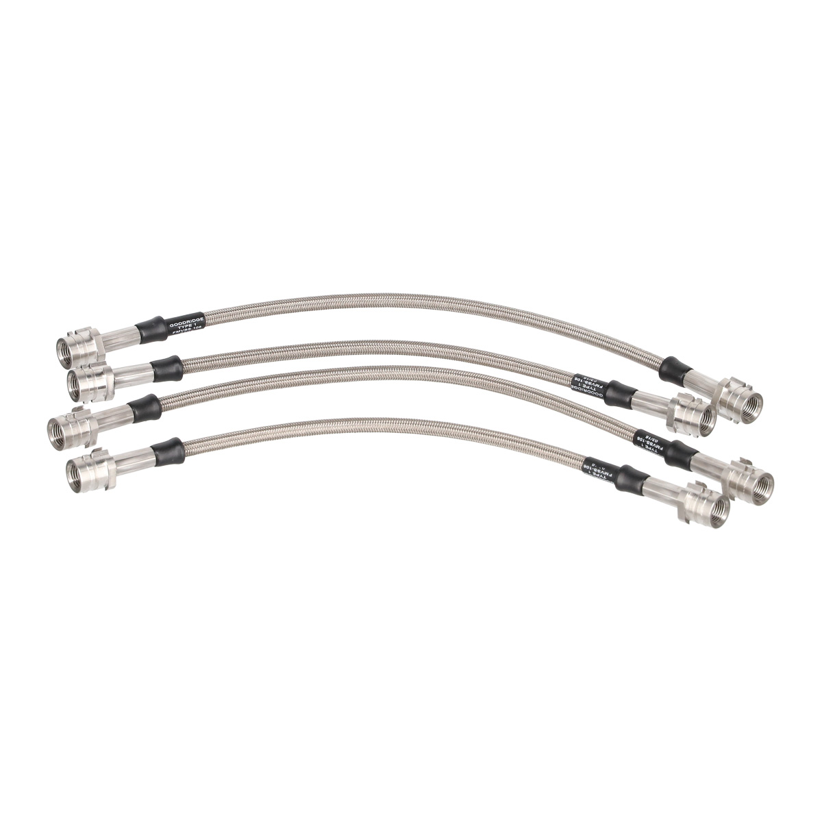 Goodridge Bremsschlauchsatz Audi A4 ab 09/01 8E S4  Quattro 4-teilig mit ABE