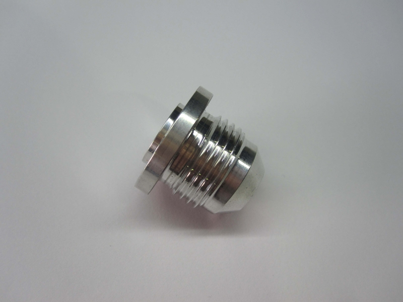 Aufschweißadapter Aluminium JIC D08  3/4x16 (rund)