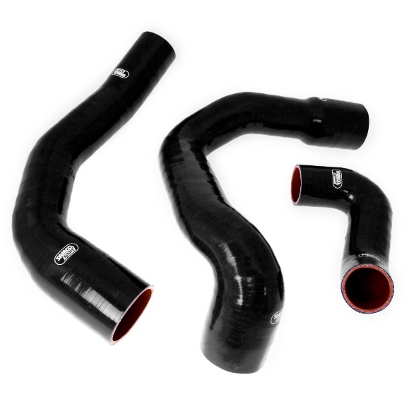 Samco Ford Focus ST 250 Eco Boost (Mk3) 2012-   3-teiliges Turbo-Schlauchkit schwarz