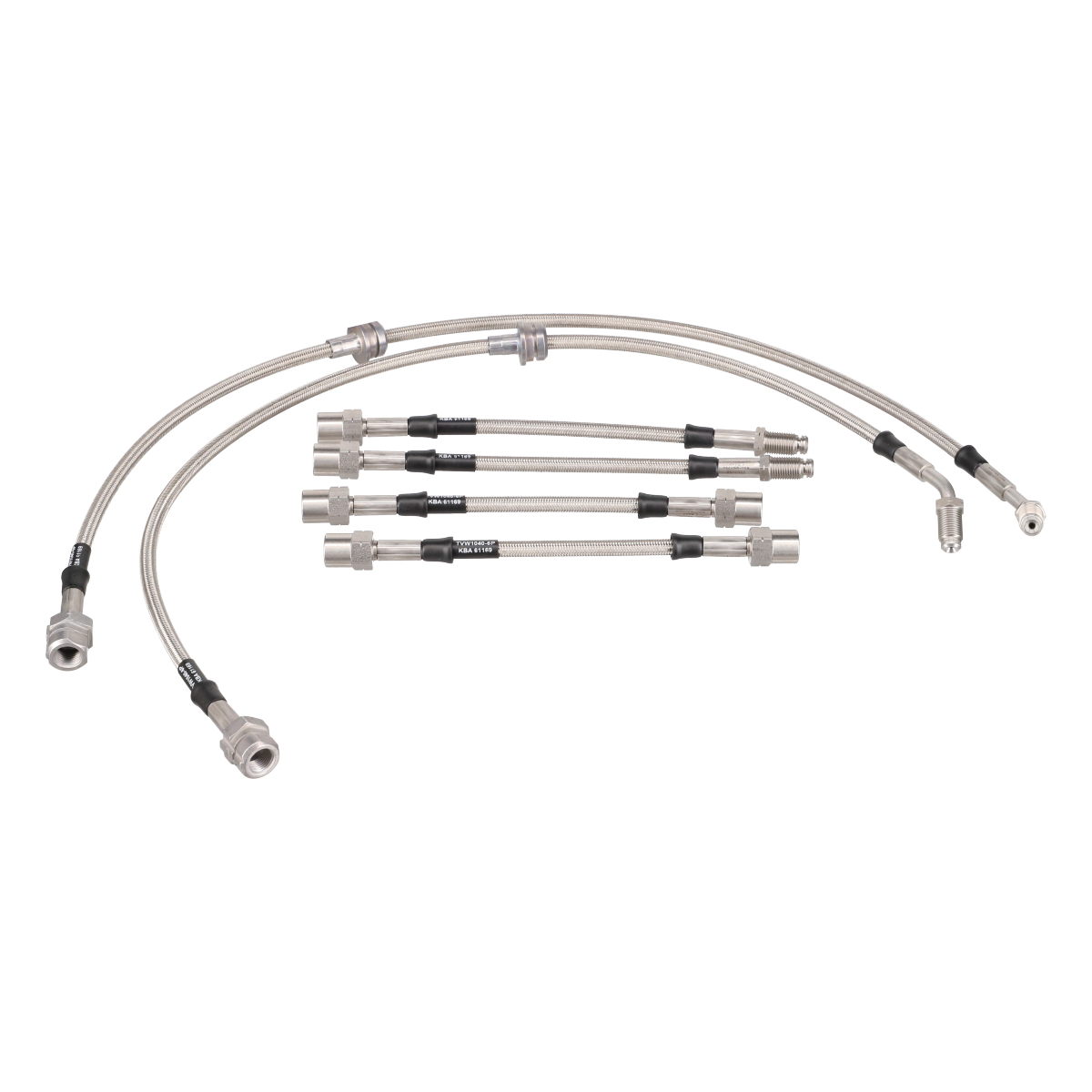 Goodridge Bremsschlauchsatz VW Golf IV R32  6-teilig mit ABE