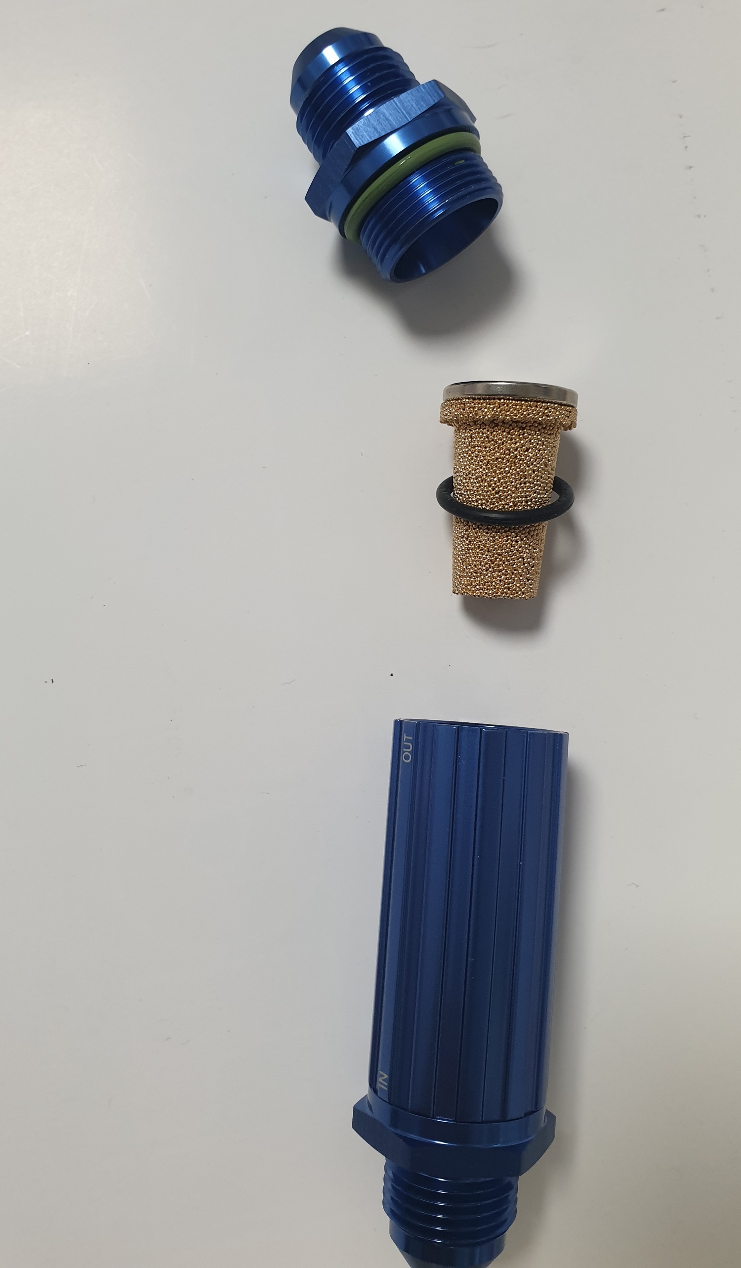 Benzinfilter, Kraftstofffilter Kegelsieb 30 mic Feinfilter AN06