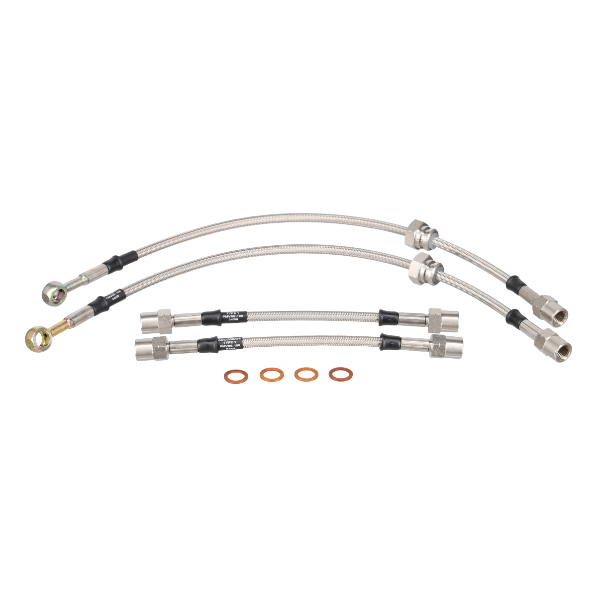 Goodridge Bremsschlauchsatz Opel Astra G(F69)  Trommel hin.+G Caravan(F35)/G CC...ab 02/98