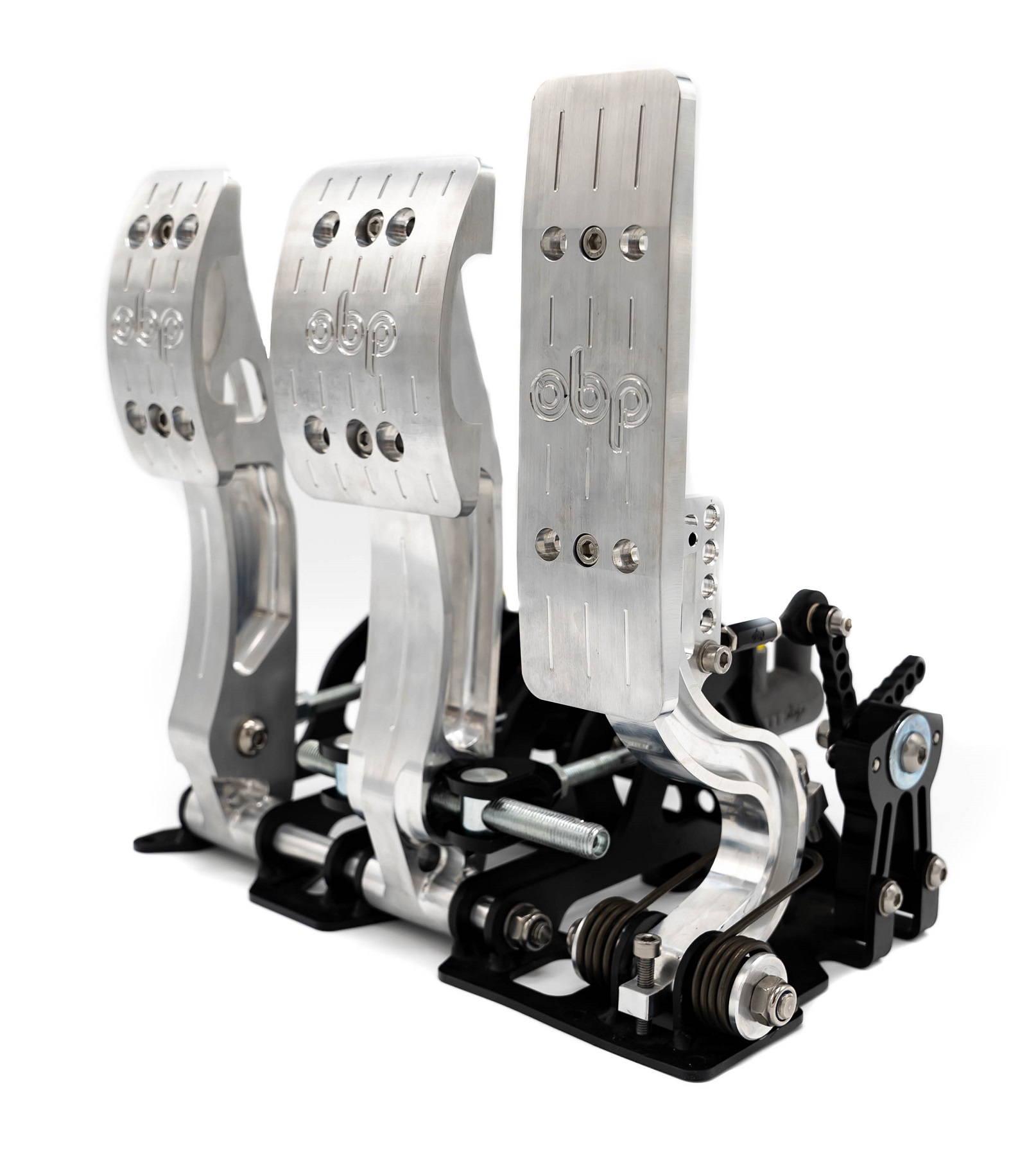 OBP Pedal Box Racing Series Pedal System  mit Wagebalken silber