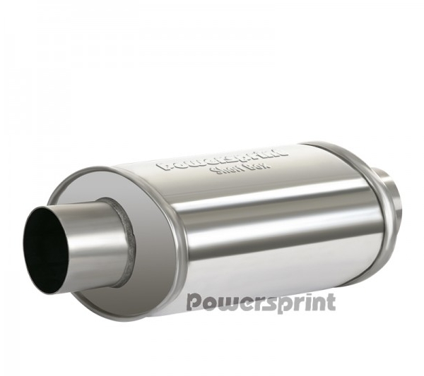Powersprint Schalldämpfer Short Box  oval Ø 55mm 370 mm Länge