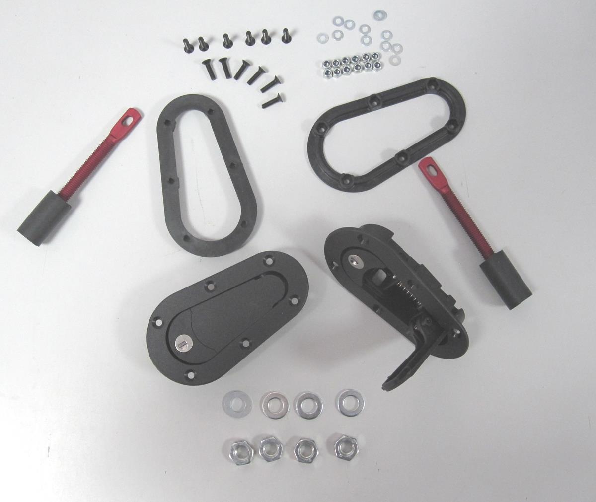 Haubenhalter Aerocatch Aufbau abschließbar